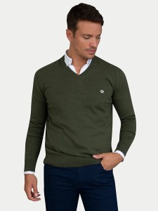 SIR RAYMOND TAILOR Sweter "Ponte" w kolorze khaki rozmiar: XXL