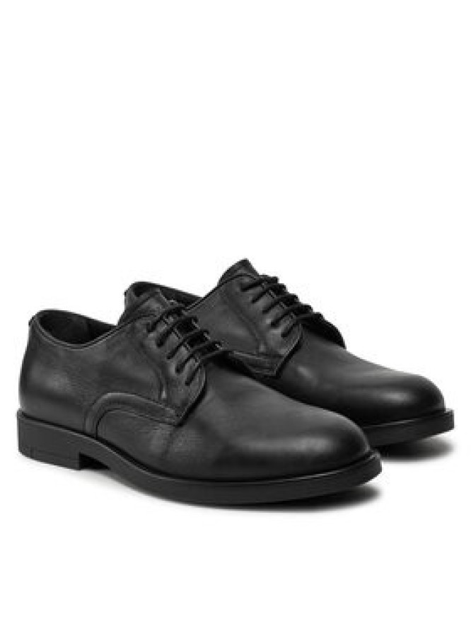 Calvin Klein Półbuty Derby Lth HM0HM01567 Czarny