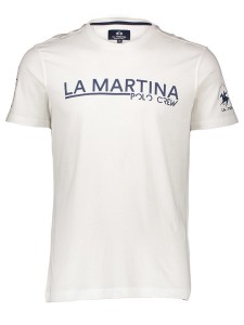 La Martina Koszulka w kolorze białym rozmiar: XXL