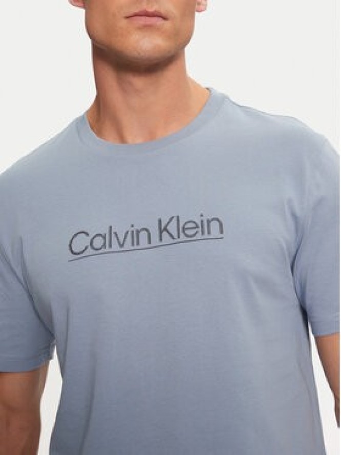 Calvin Klein T-Shirt K10K113587 Niebieski Regular Fit