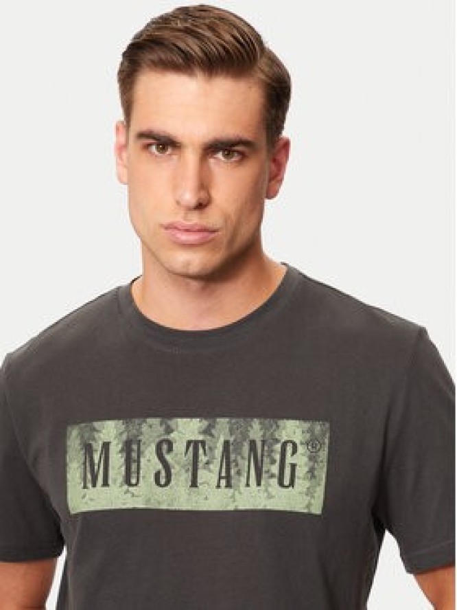 Mustang T-Shirt Austin 1015661 Szary Regular Fit