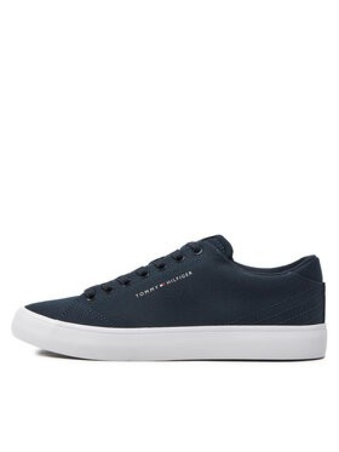 Tommy Hilfiger Tenisówki Th Hi Vulc Low Canvas FM0FM04882 Granatowy