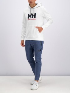 Helly Hansen Bluza Hh Logo 33977 Biały Regular Fit