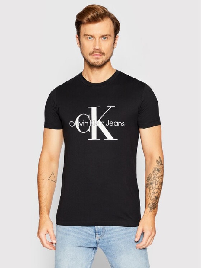 Calvin Klein Jeans T-Shirt J30J320935 Czarny Slim Fit