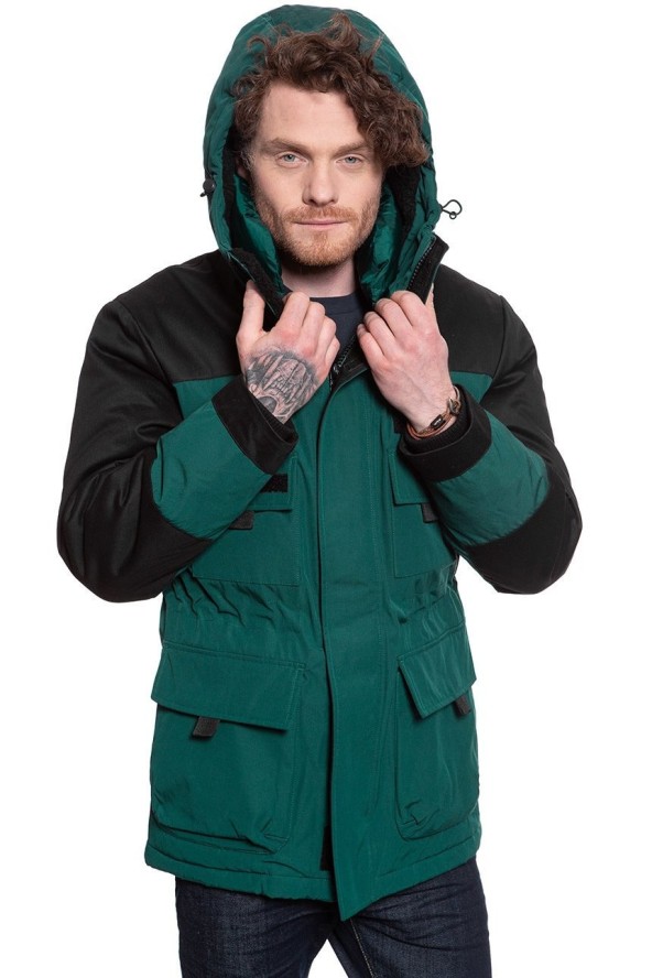 WRANGLER PARKA MĘSKA KURTKA ZIMOWA DŁUGA PINE W4B6XPG01 112129089