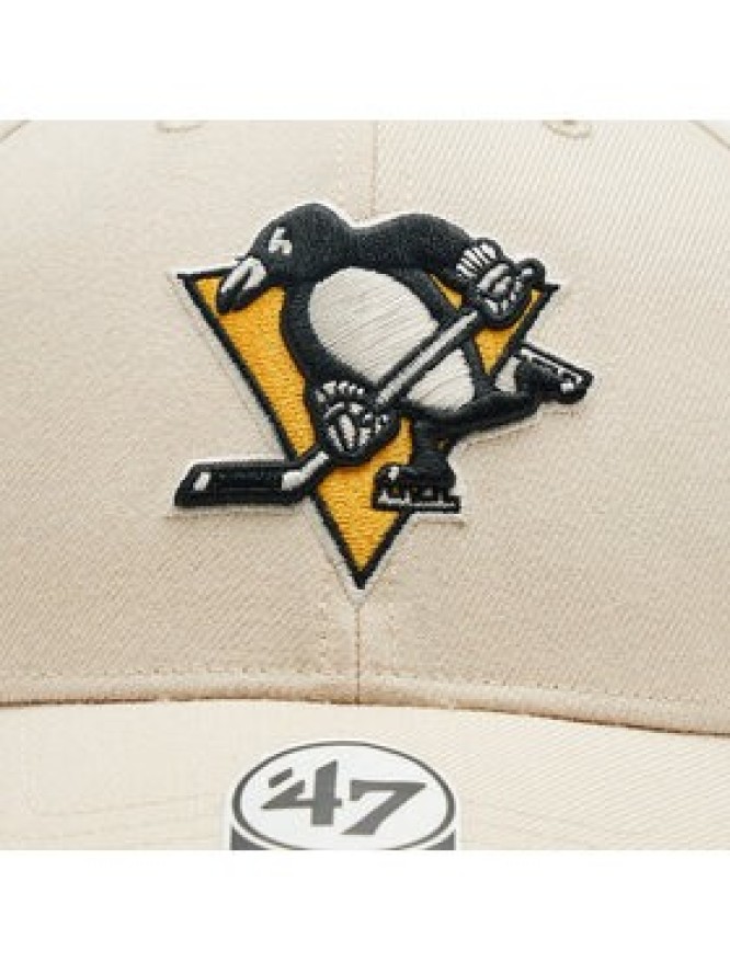 47 Brand Czapka z daszkiem NHL Pittsburgh Penguins '47 MVP SNAPBACK H-MVPSP15WBP-NT Beżowy