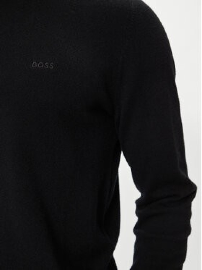 Boss Sweter 50526844 Czarny Regular Fit