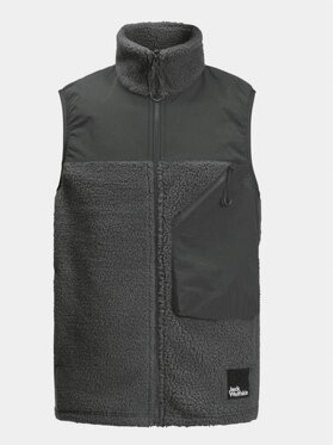 Jack Wolfskin Kamizelka Maarweg Vest 1711441 Szary Regular Fit