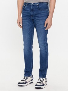 Tommy Hilfiger Jeansy Houston MW0MW33970 Granatowy Tapered Fit