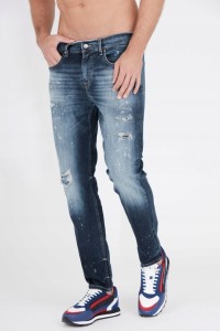 7 FOR ALL MANKIND Niebieskie jeansy męskie