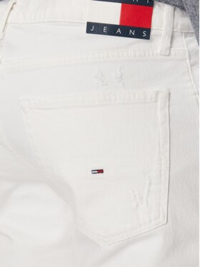 Tommy Jeans Jeansy Ryan DM0DM18761 Biały Straight Fit