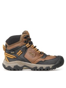 Keen Trekkingi Ridge Flex Mid Wp M 1025666 Brązowy