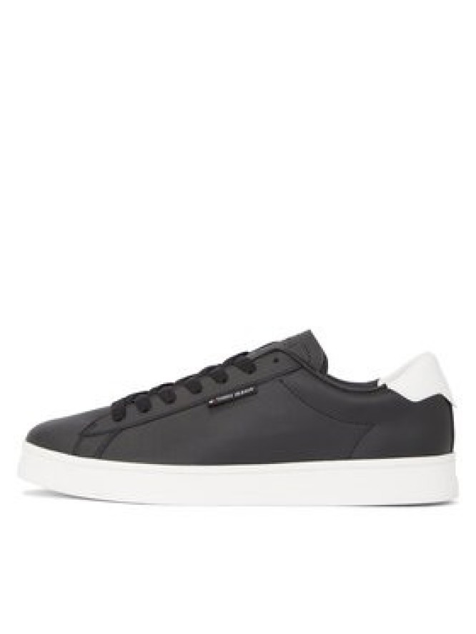 Tommy Jeans Sneakersy Tjm Leather Low Cupsole EM0EM01374 Czarny