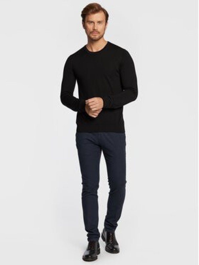 Hugo Sweter San Cedric-M1 50476832 Czarny Slim Fit