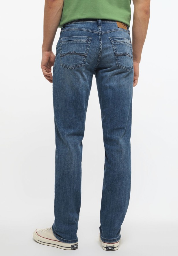 MUSTANG WASHINGTON MĘSKIE SPODNIE JEANSOWE JEANSY DENIM BLUE 1012441 5000 313