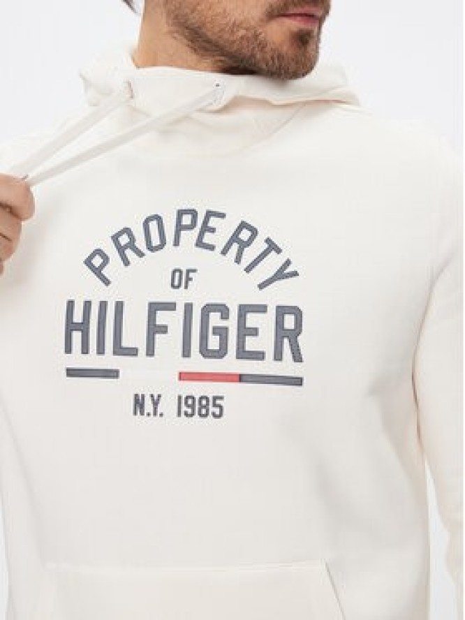 Tommy Hilfiger Bluza Graphic MW0MW32627 Biały Regular Fit