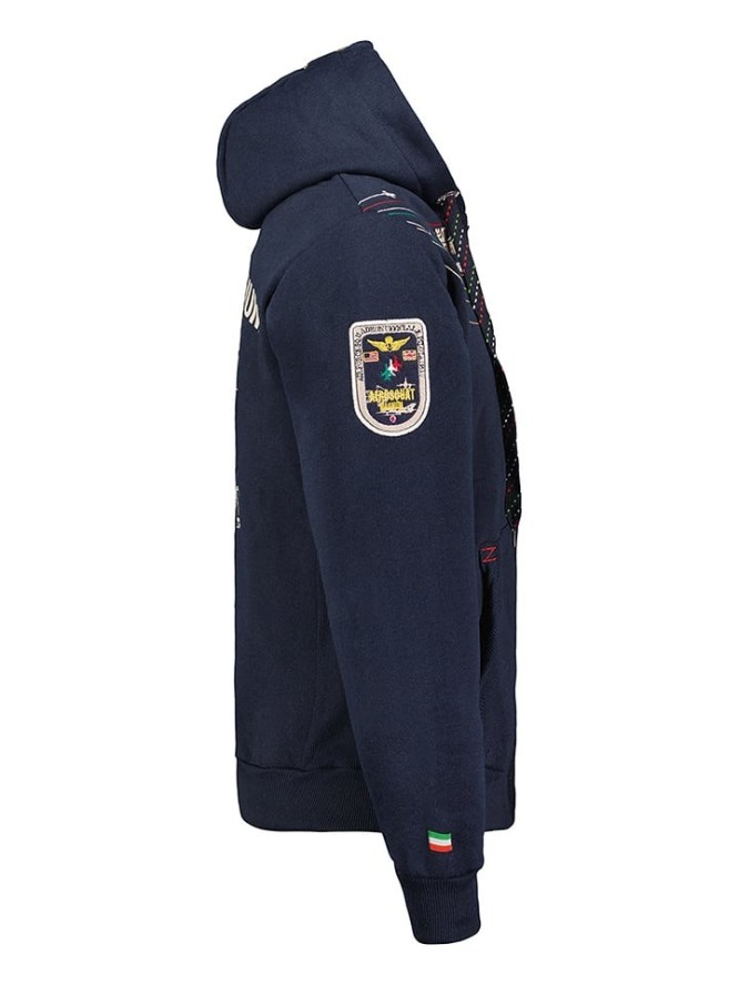 Geographical Norway Bluza "Faero" w kolorze granatowym rozmiar: S