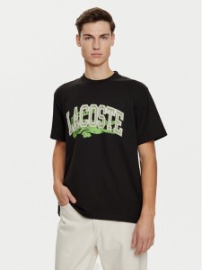 Lacoste T-Shirt TH4149 Czarny Regular Fit