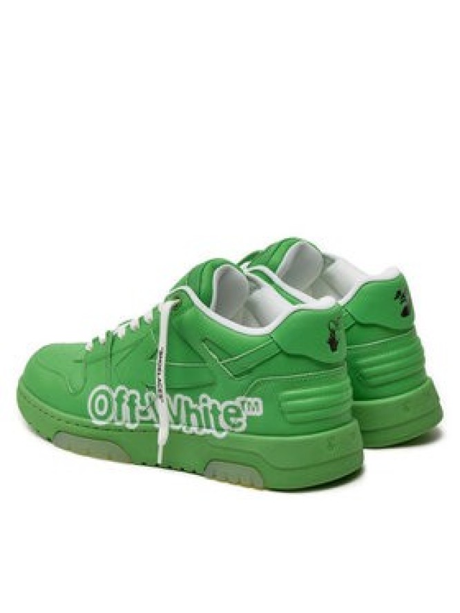 Off-White Sneakersy OMIA189S22LEA0045501 Zielony