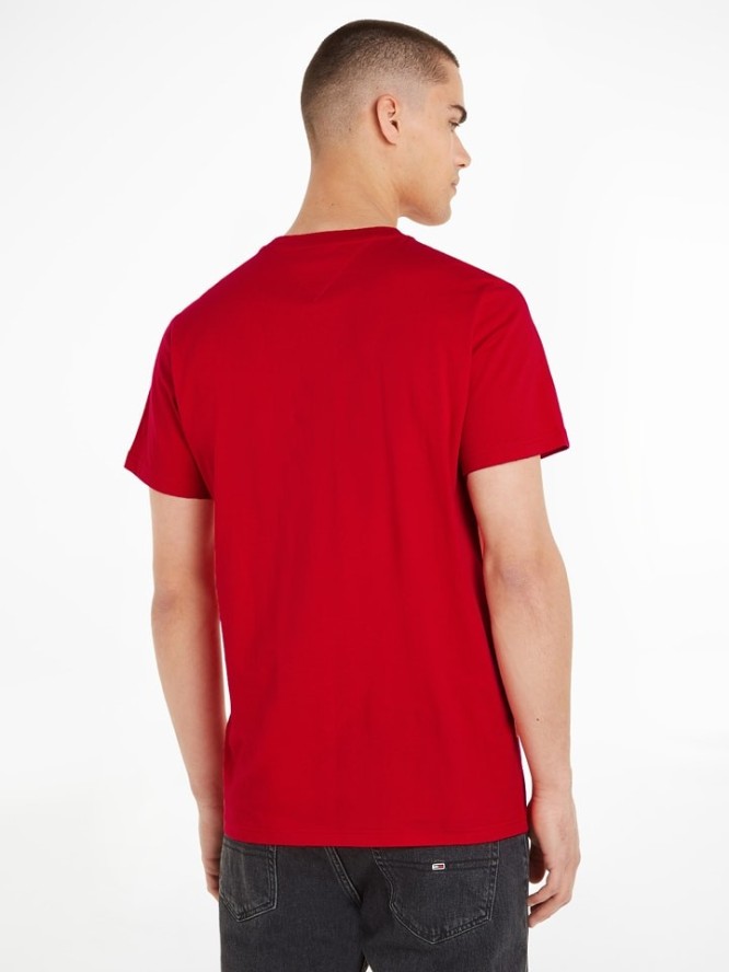 TOMMY JEANS Koszulka w kolorze czerwonym rozmiar: L