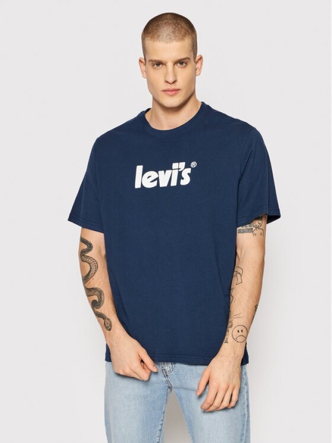 Levi's® T-Shirt 16143-0393 Granatowy Relaxed Fit