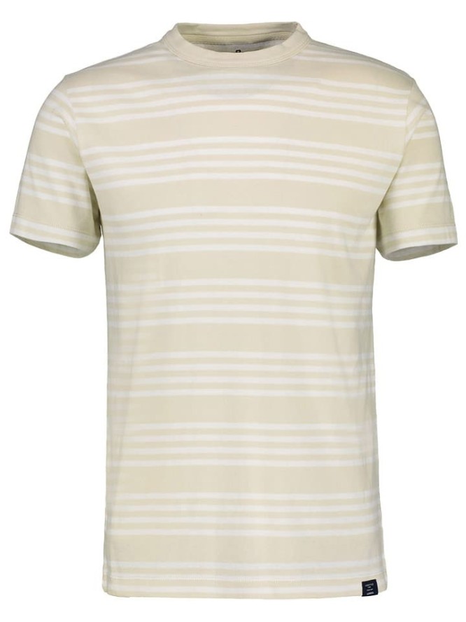 Lerros Koszulka w kolorze beżowo-białym rozmiar: L