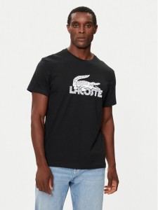 Lacoste T-Shirt TH2508 Czarny Regular Fit