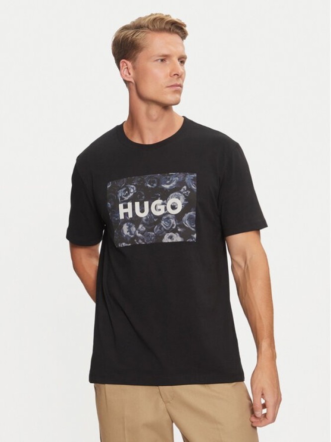 Hugo T-Shirt 50523999 Czarny Regular Fit