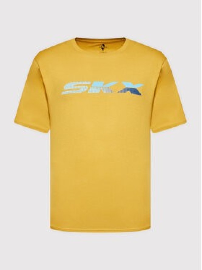 Skechers T-Shirt Phantom MTS340 Żółty Regular Fit