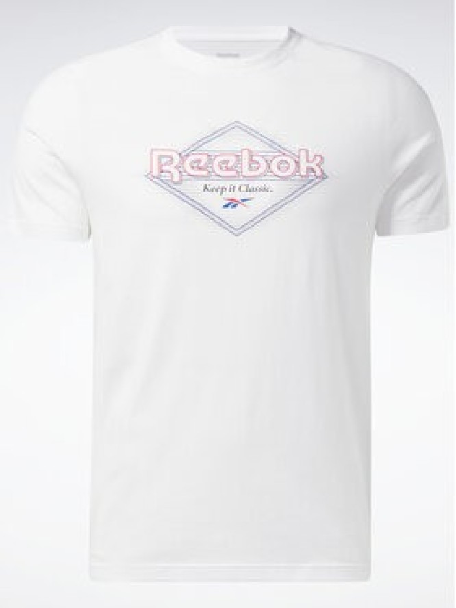 Reebok T-Shirt Reebok Graphic Series T-Shirt HM6251 Biały Regular Fit