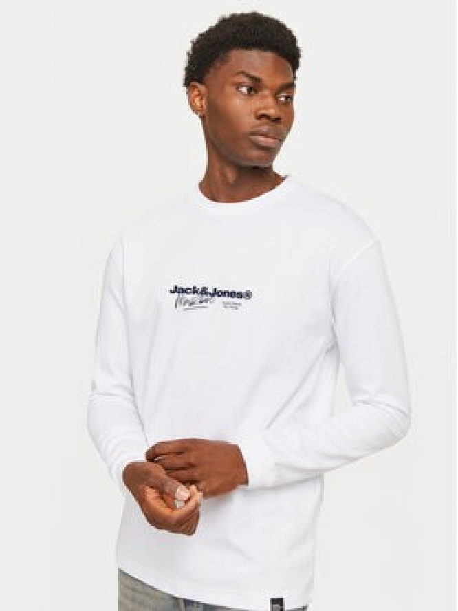 Jack&Jones Longsleeve Charlie 12265426 Biały Regular Fit