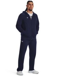 Bluza dresowa męska Under Armour UA Rival Fleece Fz Hoodie - granatowa