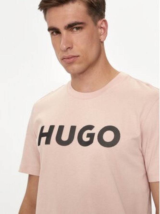 Hugo T-Shirt Dulivio 50513309 Różowy Regular Fit