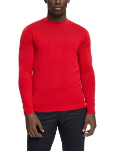 ESPRIT Wełniany sweter w kolorze czerwonym rozmiar: L