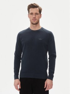 Aeronautica Militare Sweter 251MA1556L560 Granatowy Regular Fit