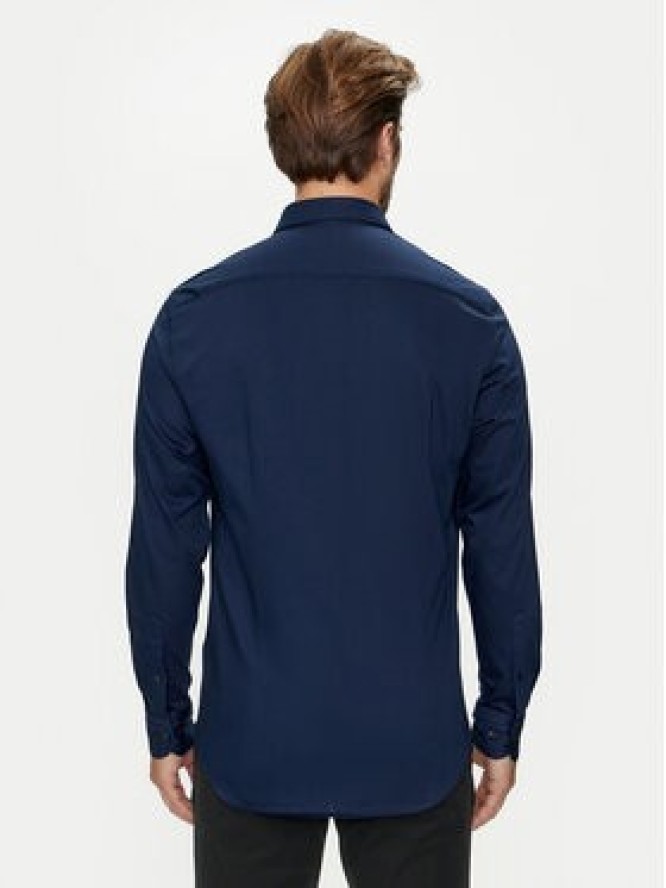 Tommy Hilfiger Koszula MW0MW35805 Granatowy Slim Fit