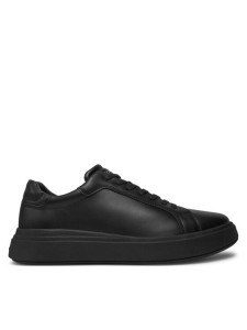 Calvin Klein Sneakersy Low Top Lace Up Lth HM0HM01016 Czarny