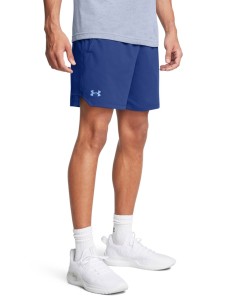 Spodenki treningowe męskie Under Armour UA Vanish Woven 6in Shorts - niebieskie