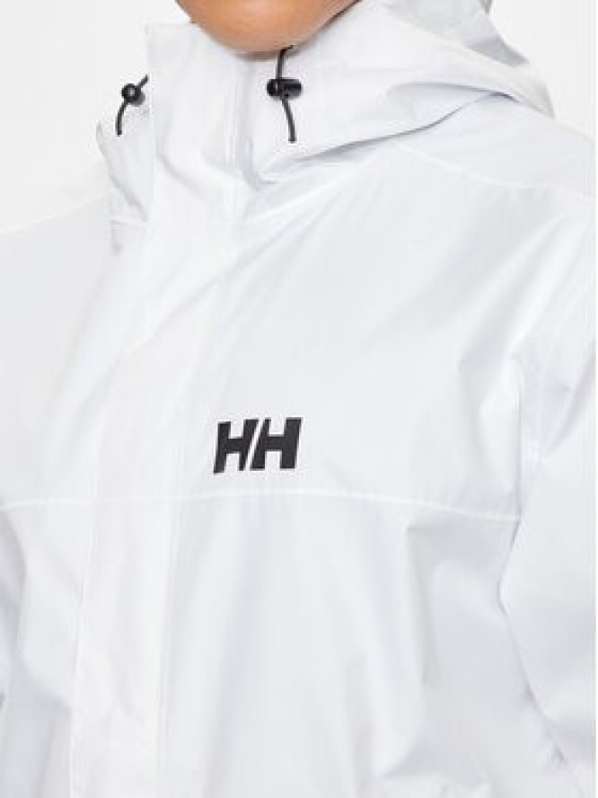 Helly Hansen Kurtka przeciwdeszczowa Ervik Jacket 64032 Biały Regular Fit