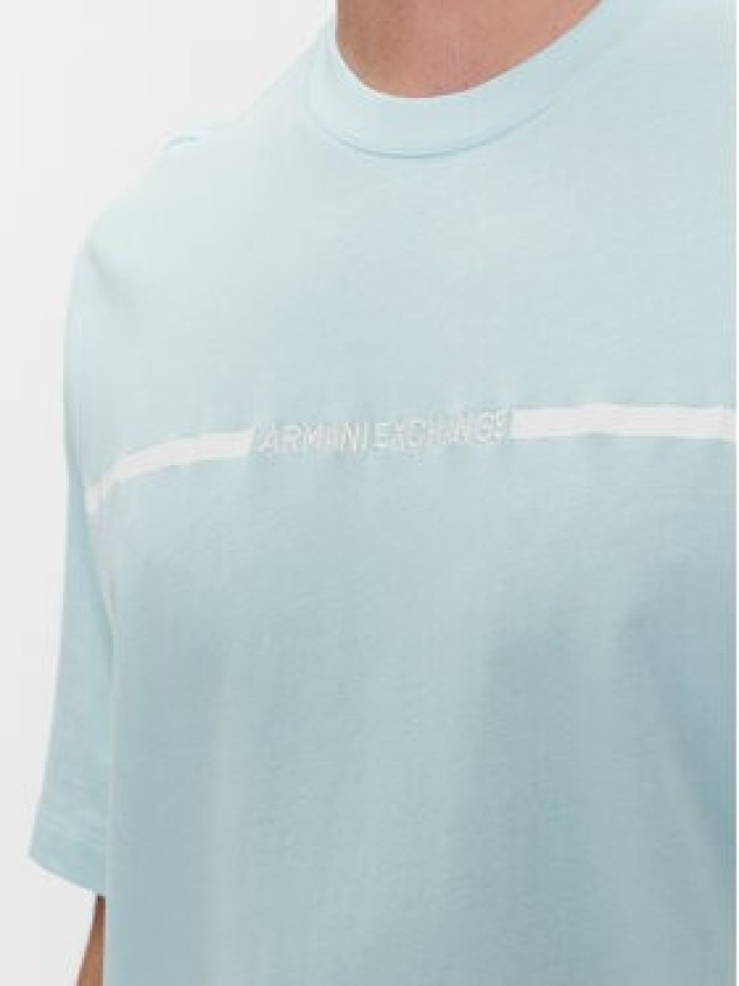 Armani Exchange T-Shirt 3DZTLG ZJ9JZ 15CY Fioletowy Regular Fit