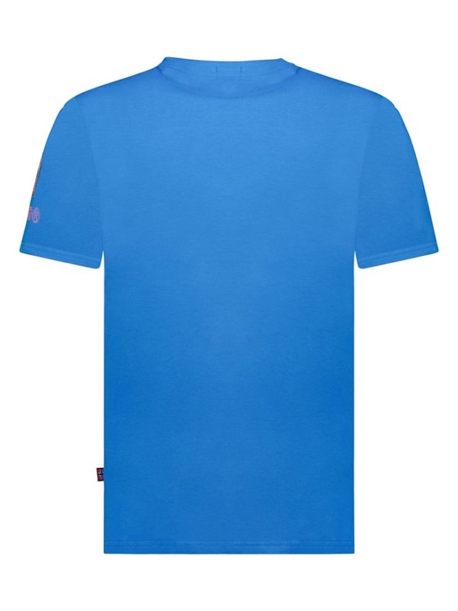 Geographical Norway Koszulka w kolorze niebieskim rozmiar: L