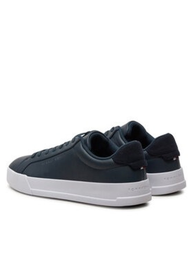 Tommy Hilfiger Sneakersy Court FM0FM05207 Granatowy