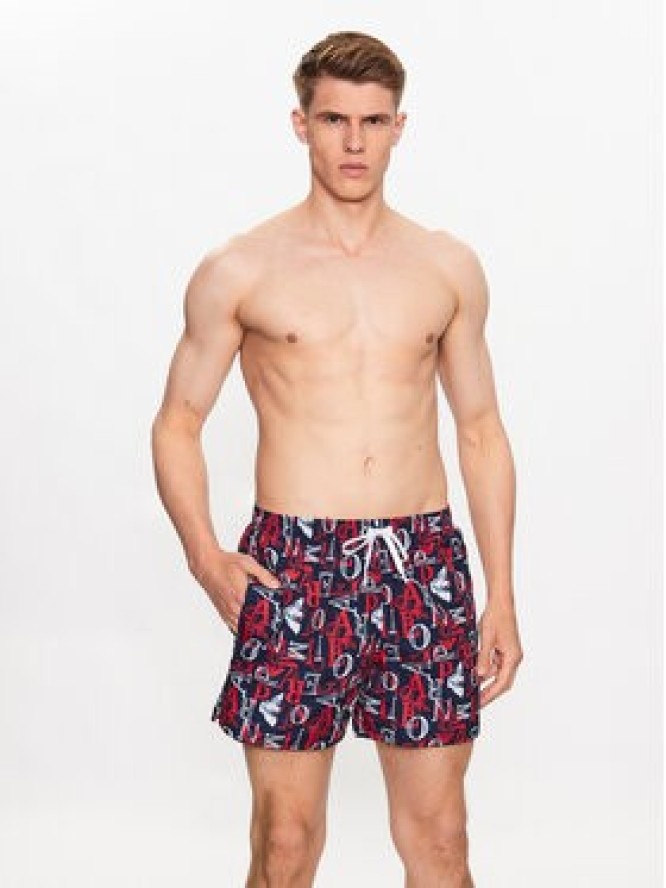 Emporio Armani Underwear Szorty kąpielowe 211740 3R445 06935 Kolorowy Regular Fit