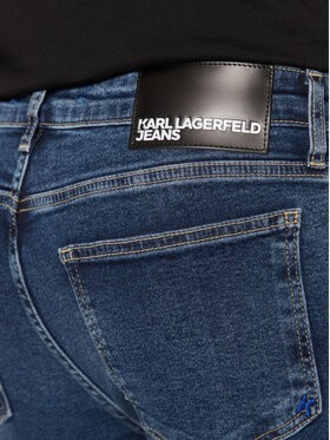 Karl Lagerfeld Jeans Jeansy A1M10005 Granatowy Skinny Fit