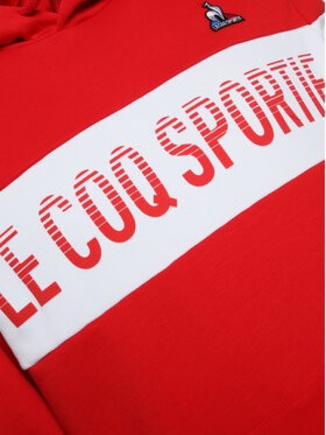 Le Coq Sportif Bluza Unisex 2320729 Czerwony Regular Fit