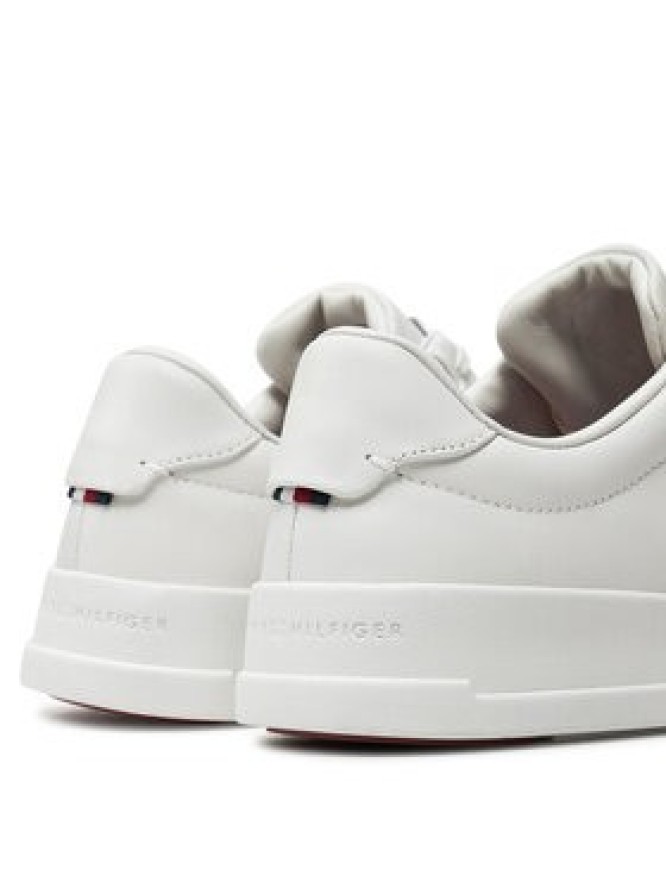 Tommy Hilfiger Sneakersy Th Court Best Leather FM0FM05120 Écru