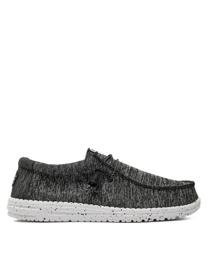 Hey Dude Półbuty Wally Sport Knit 40536-066 Czarny