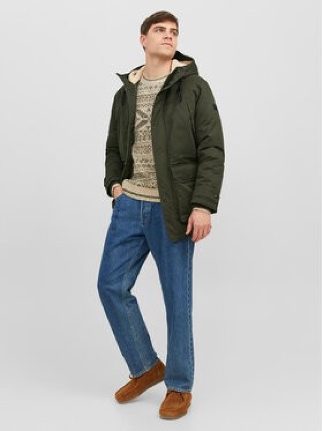 Jack&Jones Kurtka zimowa 12235869 Zielony Regular Fit