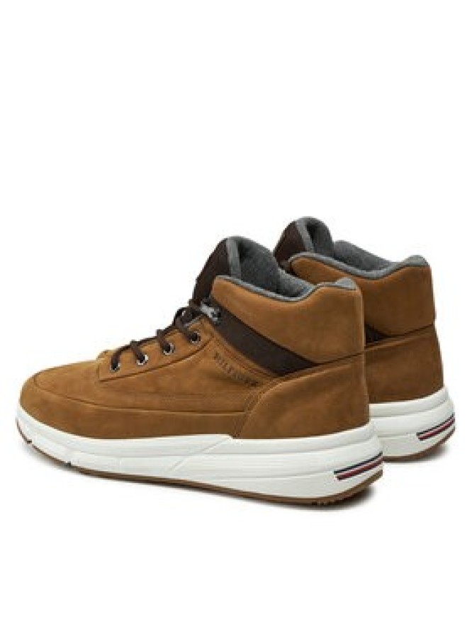 Tommy Hilfiger Sneakersy Hilfiger Warm Nubuck Hybrid B FM0FM05189 Brązowy