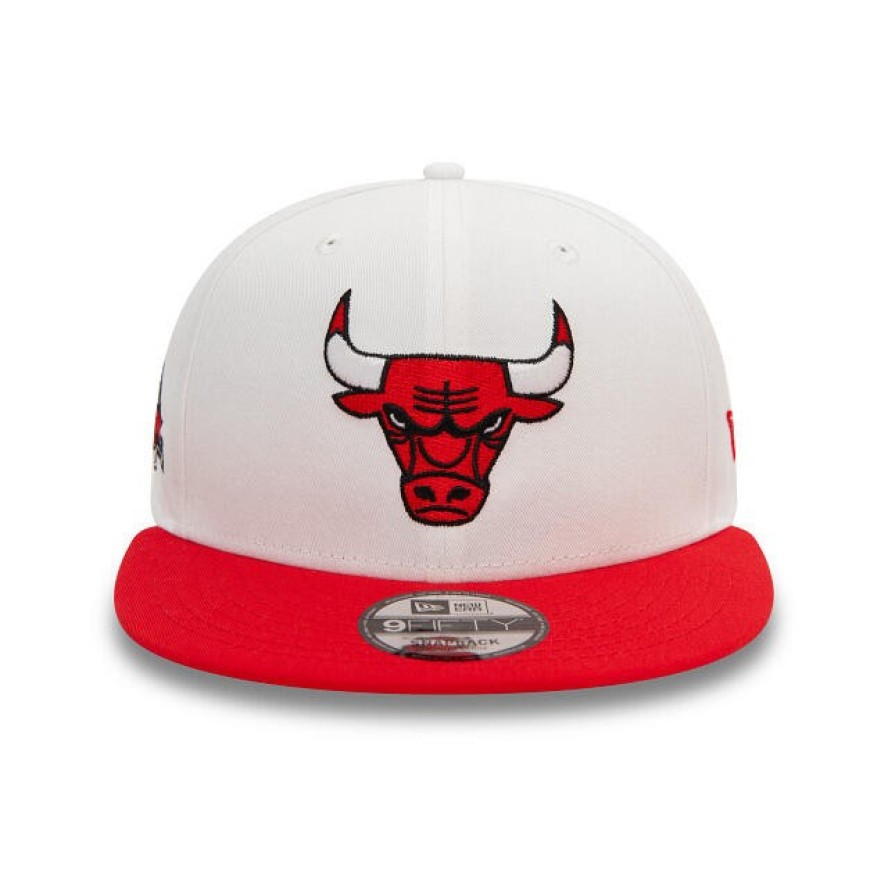 Czapka typu snapback New Era White Crown Patch 9Fifty Chicago Bulls